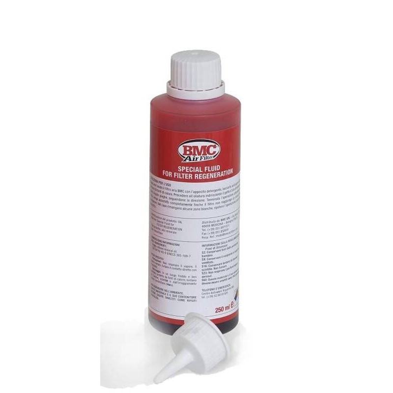 Lubricante para filtro de aire BMC botella de 250ml - motoscamaralweb.com
