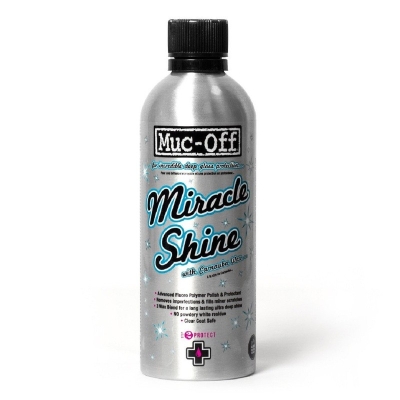 Pulimento (cera de carnauba) Muc-Off Miracle Shine Motorcycle Polish Bote 500ml - motoscamaralweb.com