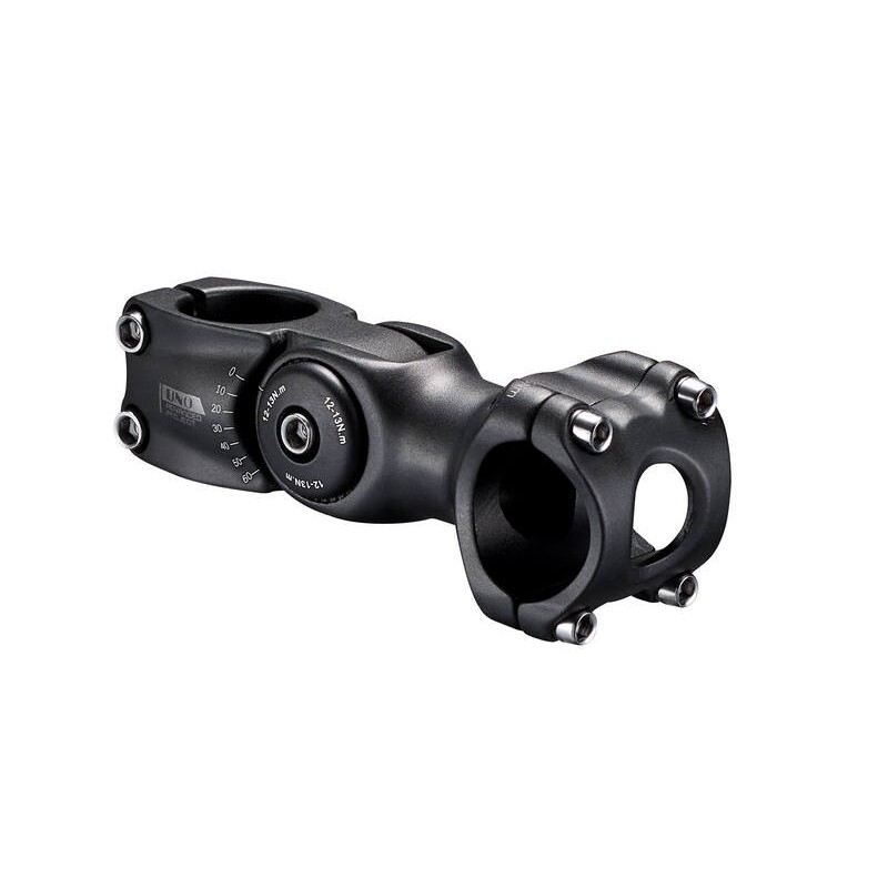 Potencia para bicicleta 0° / 60° UNO - 110 mm negro - motoscamaralweb.com Potencia para bicicleta 0° / 60° UNO - 110 mm negro - motoscamaralweb.com