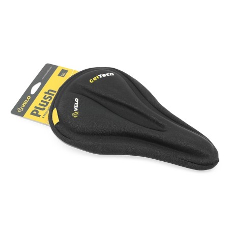Funda Sillín bicicleta VELO VLC032 175x290mm. Unisex. prostática. GEL Tech. Color negro - motoscamaralweb.com