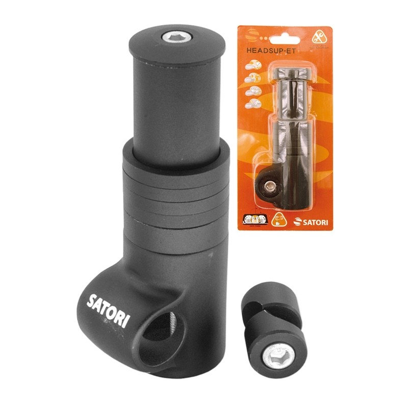 Elevador de potencia SATORI bicicleta Aluminio Negro - motoscamaralweb.com Elevador de potencia SATORI bicicleta Aluminio Negro - motoscamaralweb.com