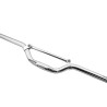Manillar de bicicleta UNO Con barra de refuerzo 630mm - Ø25.4 Plata - motoscamaralweb.com
