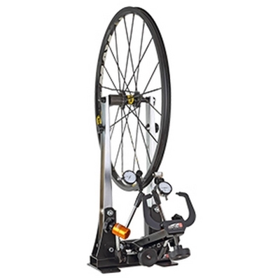 Centrador de llanta profesional con indicadores diales y calibre Super B TB-PF36 - motoscamaralweb.com