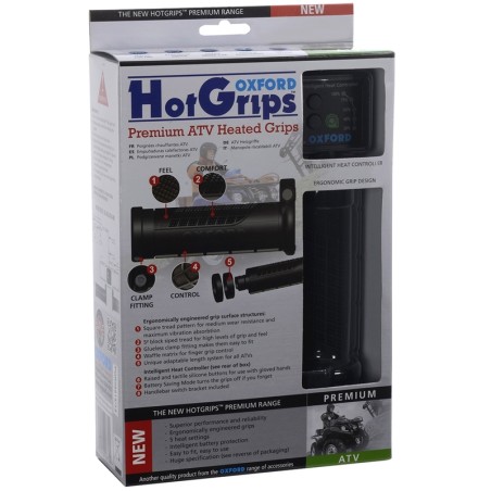 Puños calefactables OXFORD HotGrips Premium ATV- motoscamaralweb.com