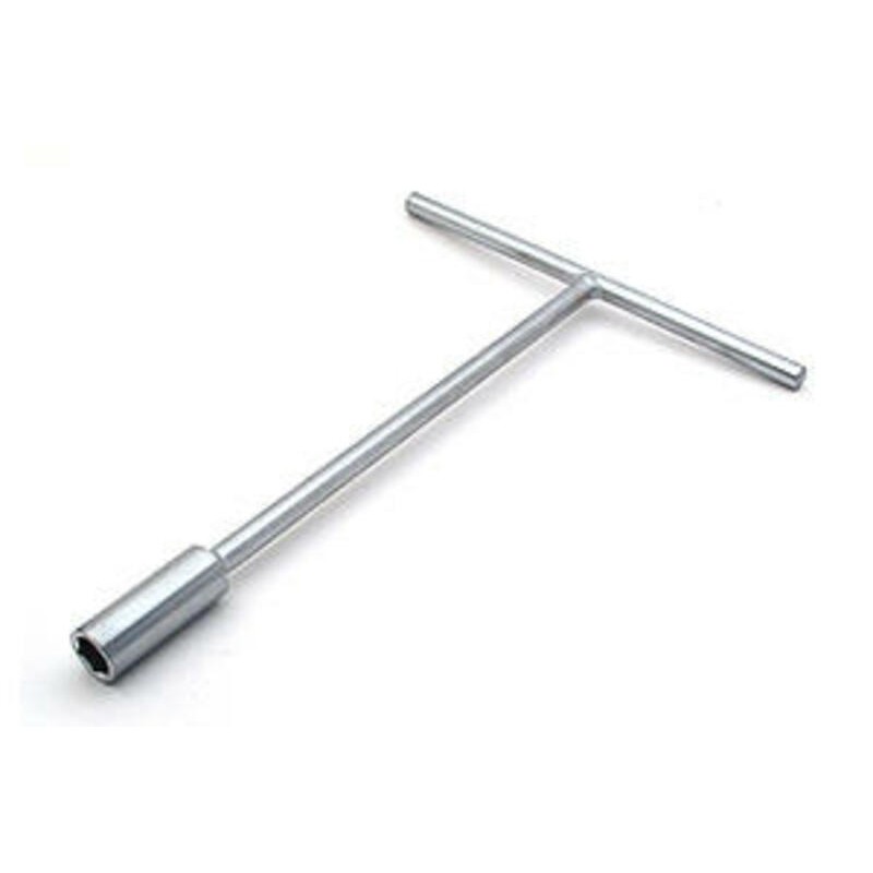 Llave vaso plana en T BIHR 13mm cromo satinado - motoscamaralweb.com Llave vaso plana en T BIHR 13mm cromo satinado - motoscamaralweb.com