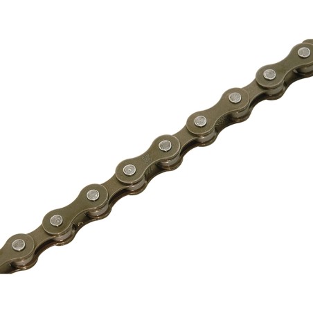 Cadena KMC Z6 6 velocidades 114 eslabones gris - motoscamaralweb.com