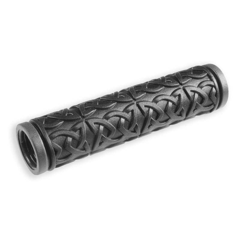 Par puños bici VELO 125mm tribal negro/gris - motoscamaralweb.com Par puños bici VELO 125mm tribal negro/gris - motoscamaralweb.com