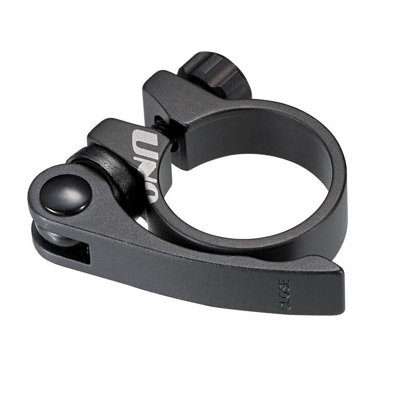 Abrazadera cierre tija de sillín de bicicleta V BIKE cierre rapido - Ø34.9mm Negro - motoscamaralweb.com Abrazadera cierre tija de sillín de bicicleta V BIKE cierre rapido - Ø34.9mm Negro - motoscamaralweb.com