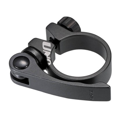 Abrazadera cierre tija de sillín de bicicleta V BIKE cierre rapido - Ø34.9mm Negro - motoscamaralweb.com