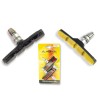 ALHONGA Juego de 4 zapatas de freno V-Brake. Rojo - motoscamaralweb.com