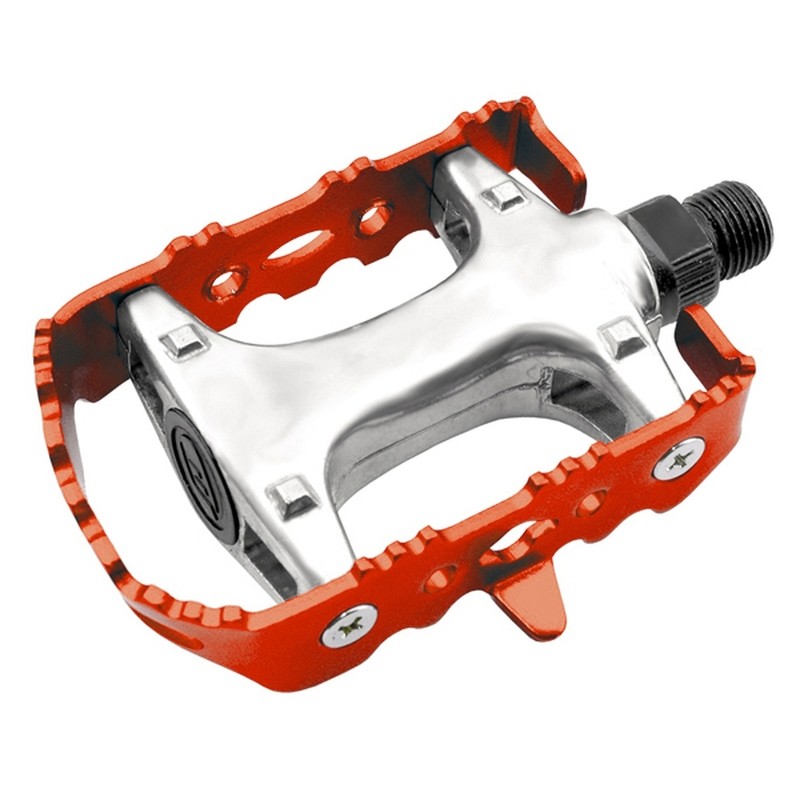 Par pedales BTT ALU. Eje CR-MO. Rojo - motoscamaralweb.com Par pedales BTT ALU. Eje CR-MO. Rojo - motoscamaralweb.com