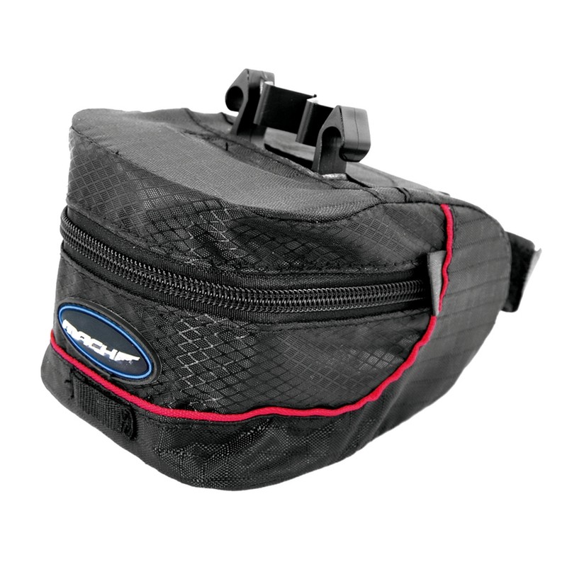 Bolsa bajo sillín de bicicleta MACH Oversize. Anclaje rápido. 1 cremallera. - motoscamaralweb.com Bolsa bajo sillín de bicicleta MACH Oversize. Anclaje rápido. 1 cremallera. - motoscamaralweb.com