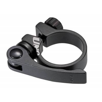 Abrazadera cierre tija de sillín de bicicleta V BIKE cierre rapido - Ø31.8mm Negro - motoscamaralweb.com
