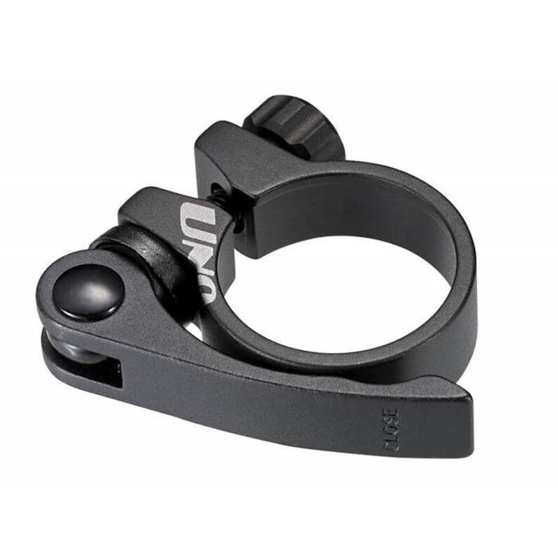 Abrazadera cierre tija de sillín de bicicleta V BIKE cierre rapido - Ø31.8mm Negro - motoscamaralweb.com Abrazadera cierre tija de sillín de bicicleta V BIKE cierre rapido - Ø31.8mm Negro - motoscamaralweb.com