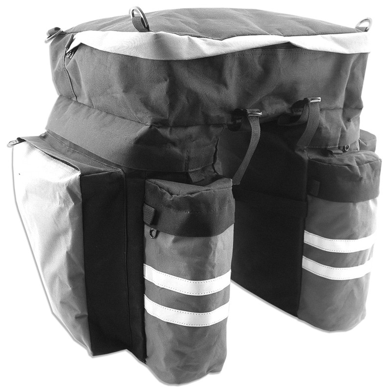 V BIKE Alforjas de bicicleta 50L. Reforzada - motoscamaralweb.com V BIKE Alforjas de bicicleta 50L. Reforzada - motoscamaralweb.com