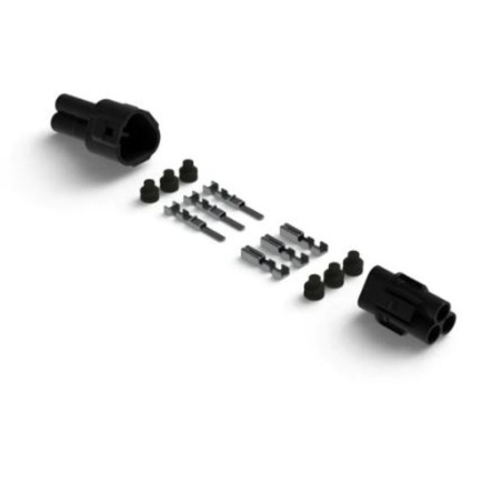 Juego de conectores DENALI impermeable 3 pines - motoscamaralweb.com