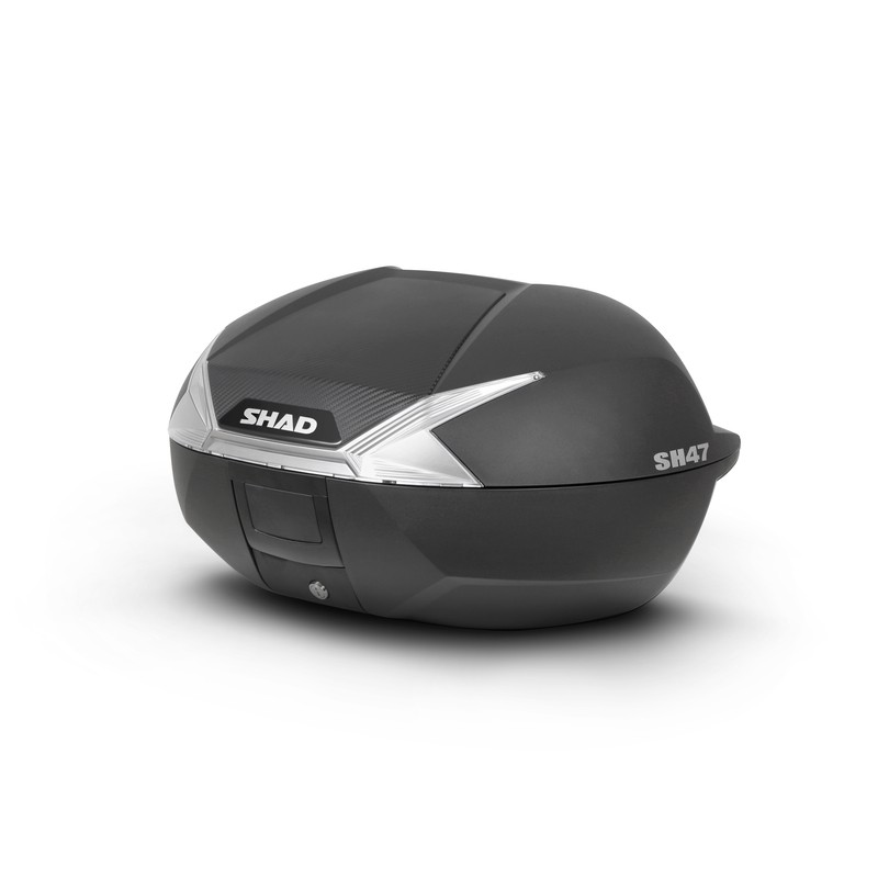 Baúl SHAD SH47 con catadióptrico blanco - motoscamaralweb.com Baúl SHAD SH47 con catadióptrico blanco - motoscamaralweb.com