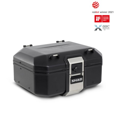 Baúl aluminio SHAD Terra Black 37L - motoscamaralweb.com