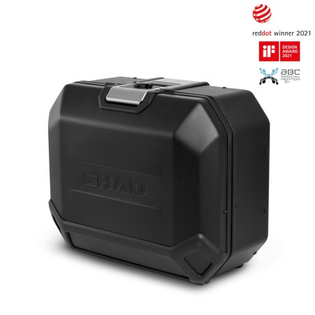 Maleta izquierda alumino SHAD Terra Black 36L - motoscamaralweb.com