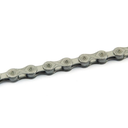 Cadena KMC X10 10 velocidades 114 eslabones plata/negra - motoscamaralweb.com