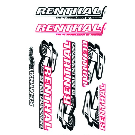 Hoja de adhesivos RENTHAL - motoscamaralweb.com