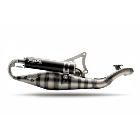 Escape YASUNI Carrera 10 homologado silencioso negro Minarelli Horizontal - motoscamaralweb.com