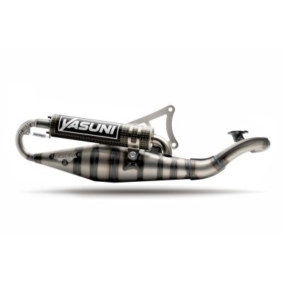 Escape YASUNI Carrera 10 homologado silencioso kevlar Minarelli Horizontal - motoscamaralweb.com