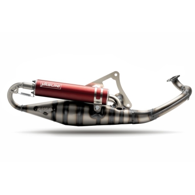 Escape YASUNI Carrera 10 homologado silencioso rojo Peugeot - motoscamaralweb.com