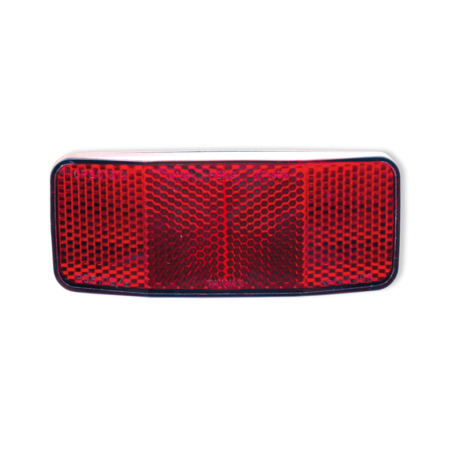 Reflector trasero bicicleta sujeción al portabultos 100x40mm - motoscamaralweb.com