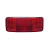 Reflector trasero bicicleta sujeción al portabultos 100x40mm - motoscamaralweb.com