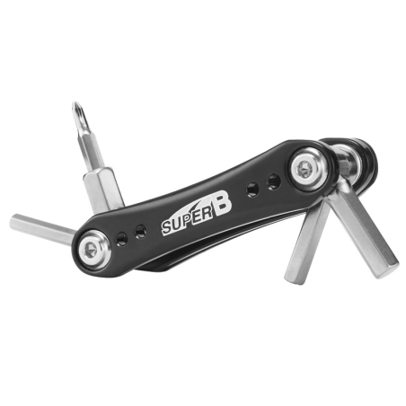 Set multi-herramienta 7 en 1. Super B - REF TB-FD10-BLACK - motoscamaralweb.com