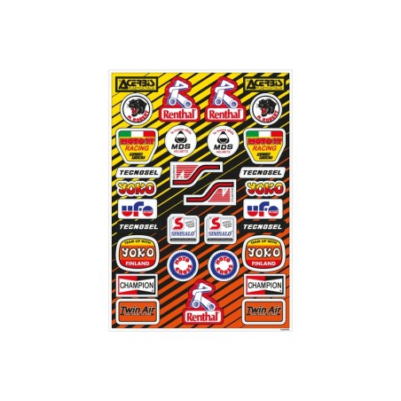 Adhesivos varios TECNOSEL vintage PVC - motoscamaralweb.com