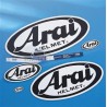 ARAI Sticker 11x5cm - size S - motoscamaralweb.com