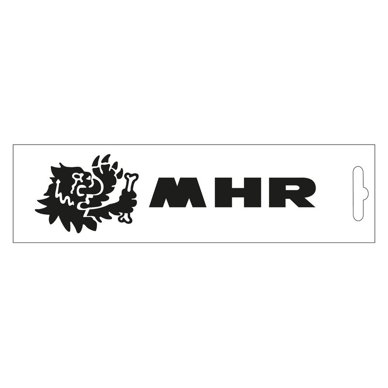 Adhesivo MALOSSI MHR 13cm - Negro - motoscamaralweb.com