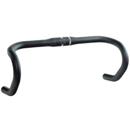 Manillar bicicleta carretera UNO Aero series 440mm - Ø31.8 - Negro - motoscamaralweb.com
