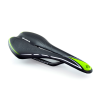 Sillín bicicleta Racing VELO Miles I0 VL1220 prostático. Railes carbono. Masculino. Negro/Verde - motoscamaralweb.com