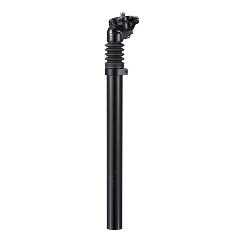 Tija de sillín UNO City Comfort con suspensión - 350 mm Ø25.4 Negra - motoscamaralweb.com Tija de sillín UNO City Comfort con suspensión - 350 mm Ø25.4 Negra - motoscamaralweb.com