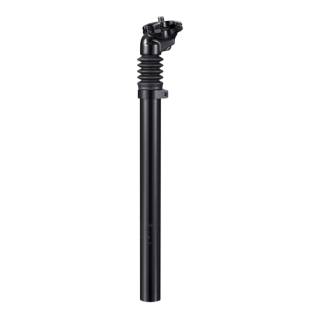 Tija de sillín UNO City Comfort con suspensión - 350 mm Ø25.4 Negra - motoscamaralweb.com