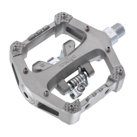 Par Pedales MTB Plataforma/Clip magnesio eje Cr-Mo sellado Wellgo WAMD10 - motoscamaralweb.com