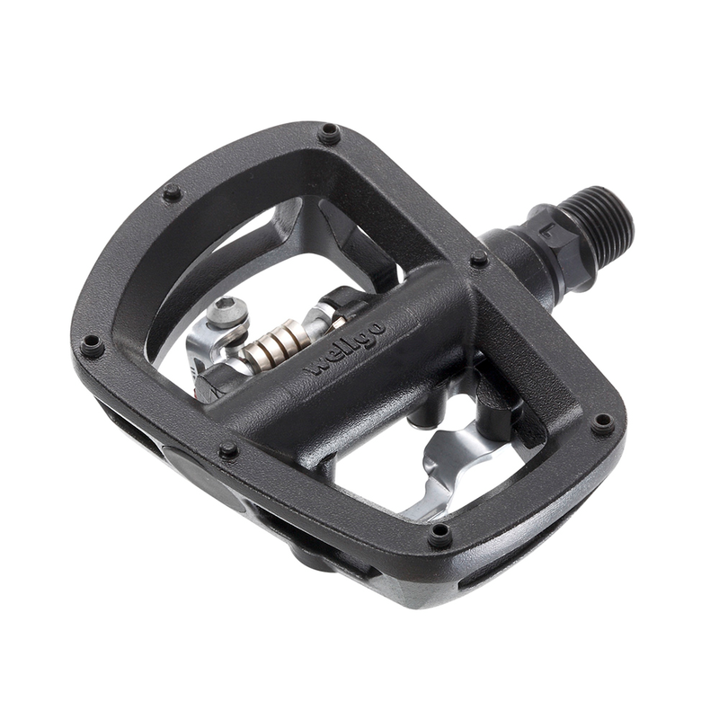 Par Pedales MTB Plataforma/Clip aluminio eje Cr-Mo Wellgo W43 color negro - motoscamaralweb.com Par Pedales MTB Plataforma/Clip aluminio eje Cr-Mo Wellgo W43 color negro - motoscamaralweb.com