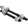 Eje de rueda delantera de bicicleta roscado convencional completo Ø9.5x108mm - motoscamaralweb.com