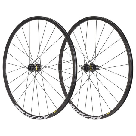 Juego de ruedas Mavic Aksium Disco Center Lock Eje pasante 12x100 - motoscamaralweb.com