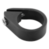 Abrazadera cierre tija de sillín de bicicleta V BIKE con tornillo - Ø31.8mm Negro - motoscamaralweb.com