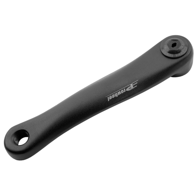 Biela izquierda PROWHEEL aluminio negro 175mm eje rombo - motoscamaralweb.com