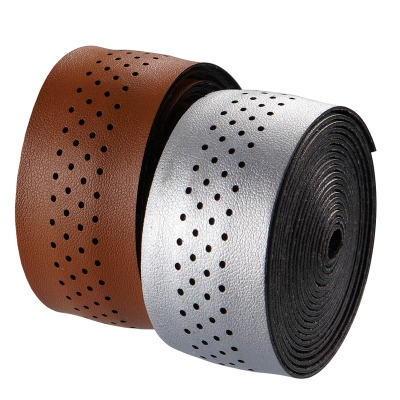 Cinta para manillar de carretera VELO microfibra perforada marrón - motoscamaralweb.com