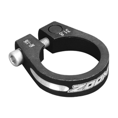 Abrazadera cierre tija de sillín de bicicleta V BIKE con tornillo - Ø34.9mm Negro - motoscamaralweb.com