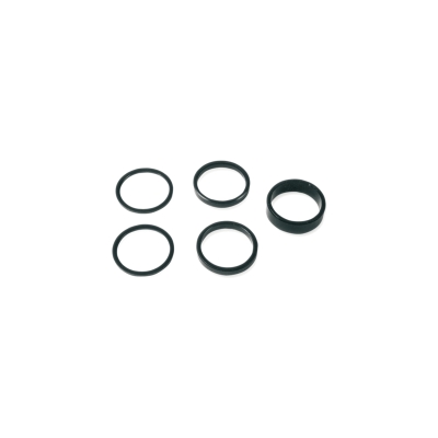 Juego de arandelas supl. A-HEAD 28.6 mm.Negro - motoscamaralweb.com
