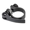 Abrazadera cierre tija de sillín de bicicleta V BIKE cierre rapido - Ø28.6mm Negro - motoscamaralweb.com