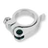 Abrazadera cierre tija de sillin bicicleta V BIKE cierre rapido - Ø34.9mm Plata - motoscamaralweb.com