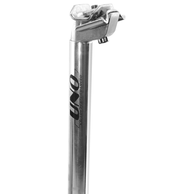 Tija de sillín UNO TE 379 - 300mm Ø26.2 Plata - motoscamaralweb.com